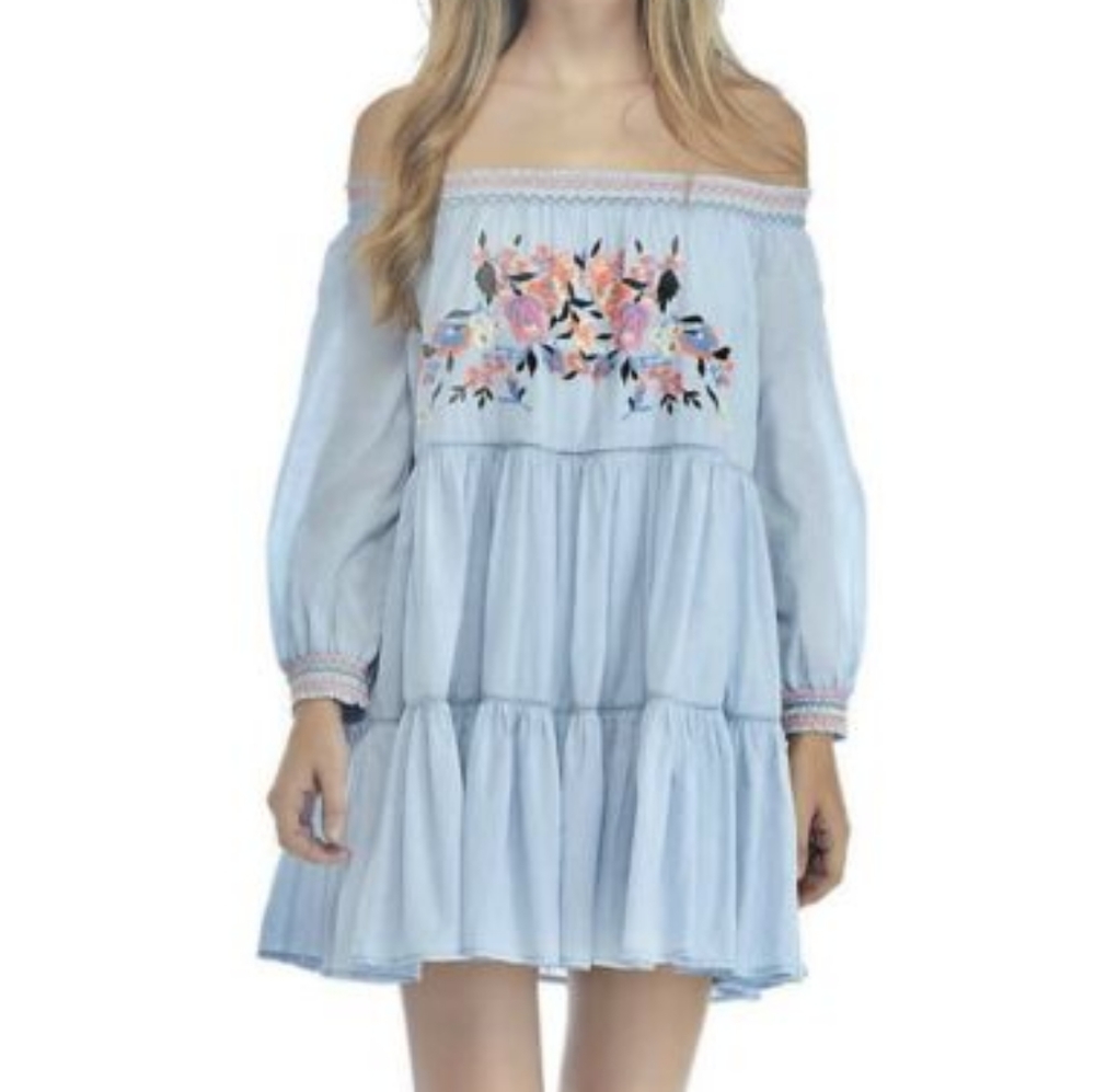 Free People Sunbeams Off-the-shoulder Dress